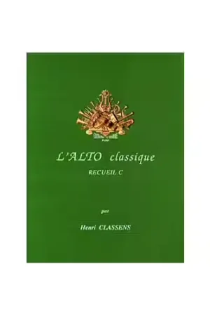 Nouveauté | Combre Classens Henri - L'alto Classique Vol.c - Alto et Piano