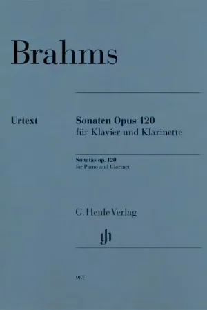 Ne manquez pas cette offre - Henle Verlag Brahms J. - Klarinettensonaten Op.120 - Clarinette & Piano