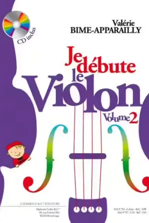 Hamelle Editeurs Je Débute Le Violon Vol.2 - Bime-Apparailly | Prix exceptionnel