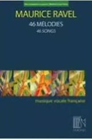 Tout nouveau - Durand Ravel Maurice - 46 Melodies - Voix Basse & Piano