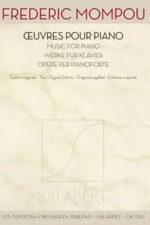 Durand Mompou Frederic - Oeuvres Pour Piano | Plus que quelques jours