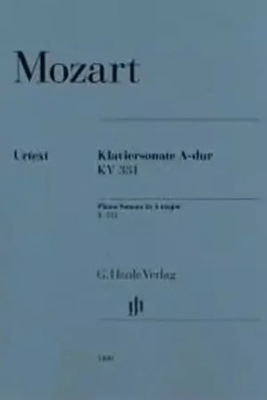 Henle Verlag Mozart W.a. - Piano Sonata A Major KV 331 (300i) (with Alla Turca) | Super offre