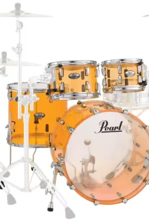 Tout juste disponible | Pearl Drums Crystal Beat Fusion 20 - Tangerine Glass