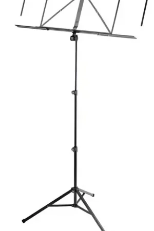 K&M 10062 Pupitre Double "robby Plus" Noir Hauteur Reglable de 580 A 1220 MM | Prix cassé
