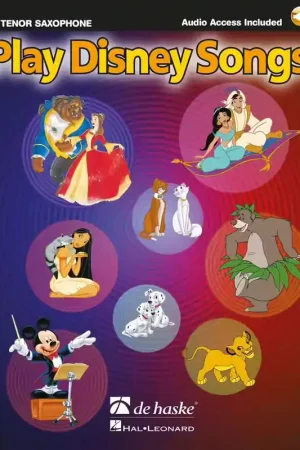 Dehaske PLAY DISNEY SONGS - SAXOPHONE TENOR + AUDIO EN LIGNE - En stock