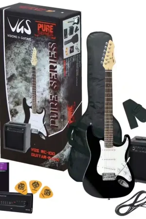 VGS Pack Guitare Rc-100 Noir | Réduction