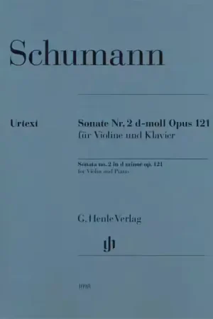 Henle Verlag Schumann R. - Sonate N°2 D-moll Op.121 - Violon et Piano | Cette semaine uniquement