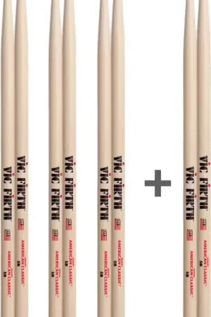 Vente flash - Vic Firth P5B.3-P5B.1 - Pack 3X5B + 1X5B Offerte