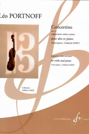 Billaudot Portnoff Leo - Concertino Op.13 - Alto & Piano - Premium