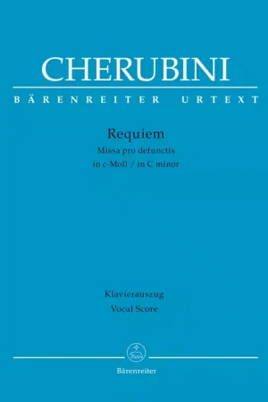 Barenreiter Cherubini L. - Requiem - Vocal Score | Commandez dès maintenant
