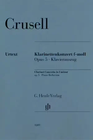 Henle Verlag Crusell B.H. - Clarinet Concerto In F Minor Op.5 - Clarinette & Piano - Prix promo