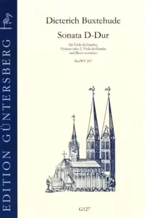 Guntersberg Buxtehude D. - Sonata D-dur Buxwv 267 | Dernier arrivage