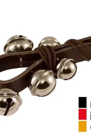 Prix promo | Rohema Ceinture Cuir 26CM - 6 Grelots - 3+