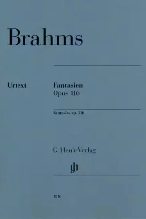 Henle Verlag Brahms - Fantasies Op. 116 - Piano - Qualité professionnelle