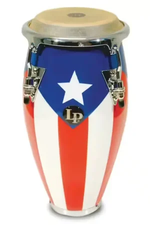 Latin Percussion LPM198-PR Congas Mini Accordable Puerto Rican Flag | Se termine bientôt