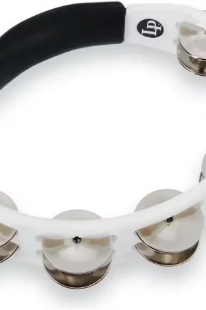Latin Percussion LP152 Tambourins Cyclop A Main Blanc | Nouveau lancement