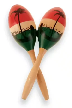 Latin Percussion CP287 Maracas CP Bois Peint - Aujourd'hui seulement