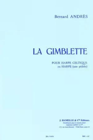 Commandez en ligne | Hamelle Editeurs Andres B. - La Gimblette - Harpe Celtique