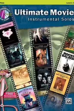 Alfred Publishing Ultimate Movie Instrumental Solos - Flute + CD | Recommandé