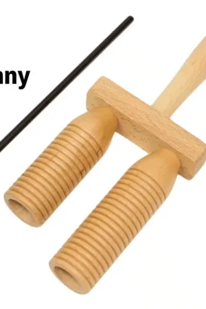 Rohema Petit Agogo En Hêtre 2 Tons Avec Baguette - 3+ - Nouvel arrivage
