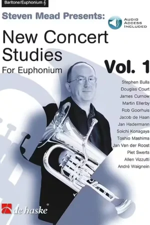 Dehaske Steven Mead - New Concert Studies Vol.1 - Euphonium + Audio | Produit tendance