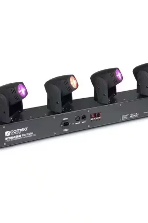 Disponible maintenant - Cameo Hydrabeam 400 RGBW - Set De 4 Projecteurs Asservis ULTRA-rapides LED 10 W Cree RGBW