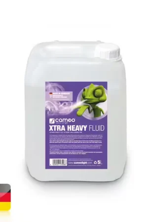 Cameo Xtra Heavy Fluid 5L - Liquide Pour Machines fume Forte Densit et Tenue Extrmement Longue - 5 | Prêt à expédier