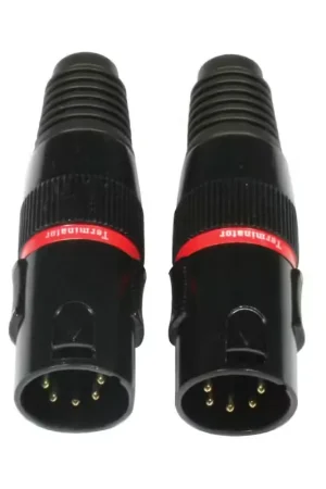 Qualité supérieure - ADJ AC-DMXTERM-5/SET Bouchons DMX Terminator 5Pin Set