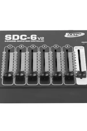 ADJ SDC-6 Faderdesk V2 Black | Prix avantageux