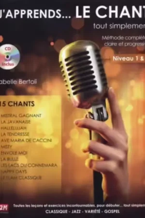 F2M Editions Bertoli Isabelle - J'apprends Le Chant Tout Simplement + CD | Bon plan