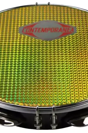 Contemporanea C-PF11-01BG - Pandeiro 11" Noir - Peau Or - Achat sécurisé