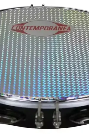 Contemporanea C-PF11-01BS - Pandeiro 11" Noir - Peau Argent | Préféré des clients