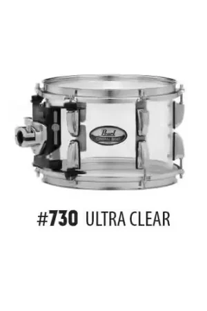 Prix imbattable - Pearl Drums Free Floating Crystal Beat 14X5 Acrylique Ultra Clear