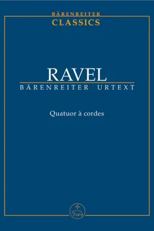 Préféré des clients | Barenreiter Ravel Maurice - Quatuor A Cordes - Score