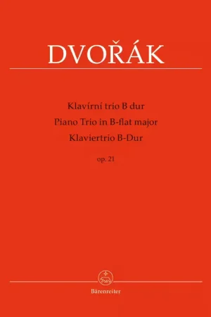Achetez dès aujourd'hui - Barenreiter Dvorak A. - Piano Trio B-flat Major Op.21