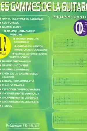 ID Music Ganter Philippe - Les Gammes De La Guitare Vol.2 + CD Nouvelle Edition - Expédition rapide