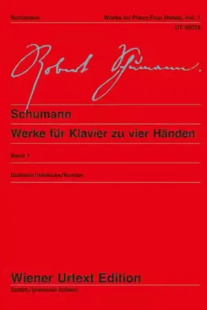 Dernières pièces - Wiener Urtext Edition SCHUMANN - OEUVRES POUR PIANO À QUATRE MAINS - PIANO (4 HETS)
