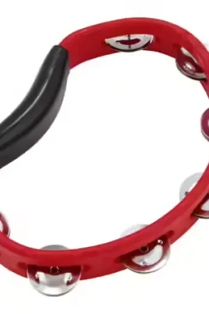 Tendance | Meinl Tambourin Abs Demi Lune 1 Rangee Cymbales Rouge