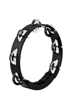 Se termine bientôt - Meinl Tambourin Abs Noir 20CM 1 Rangee Cymbales