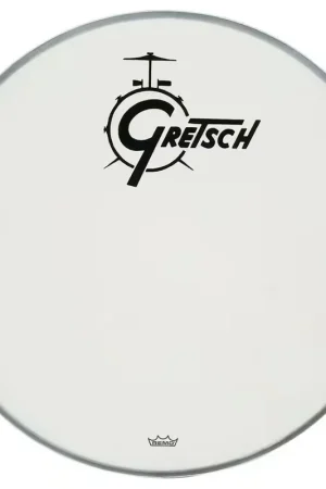 Réduction spéciale | Gretsch Drums Ambassador White Coated 22" Logo Gretsch Drums Resonance