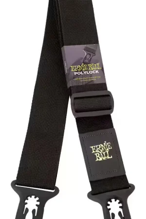 Vente flash | Ernie Ball Sangle Polylock - Noir