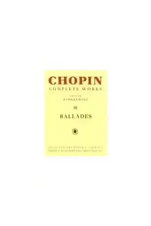 PWM Chopin F. - Ballades (paderewski) - Prix imbattable