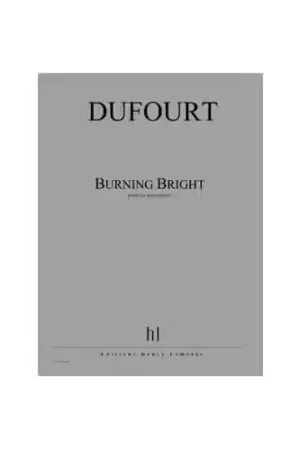 Tendance - Lemoine Dufourt - Burning Bright - 6 Percussions