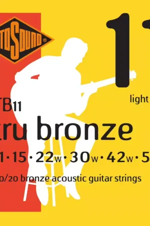 Nouveau en boutique | Rotosound Tru TB11 80/20 Bronze 11 15 22 30 42 52
