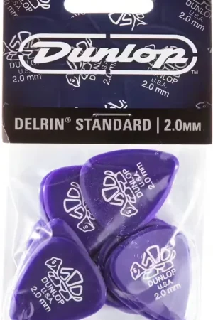 Jim Dunlop 12 x 2,00mm Delrin 500 - En stock