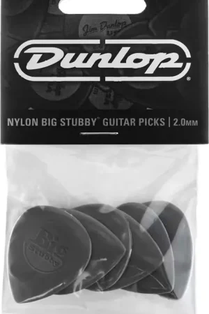 Derniers jours - Jim Dunlop 6 x 2,00mm Nylon Big Stubby