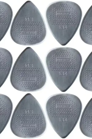 Prix promo - Jim Dunlop 12 x 1,14mm Nylon Max Grip