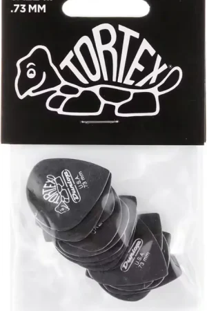Jim Dunlop 12 x 0,73mm Tortex Pitch Black Jazz III - Promotion