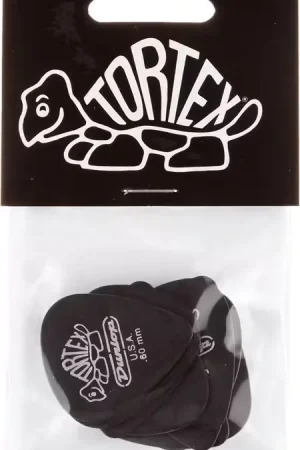 Disponible à la commande | Jim Dunlop 12 x 0,60mm Tortex Pitch Black
