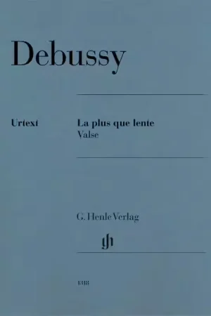 Henle Verlag Debussy Claude - La Plus Que Lente - Valse - Piano | Retour gratuit